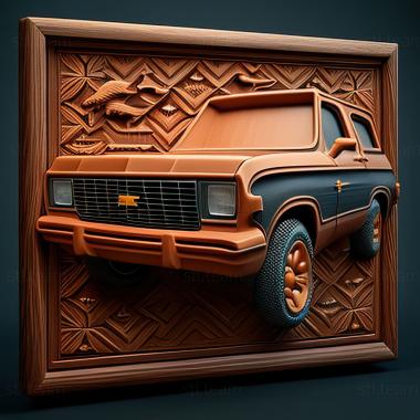 3D модель Chevrolet Blazer (STL)